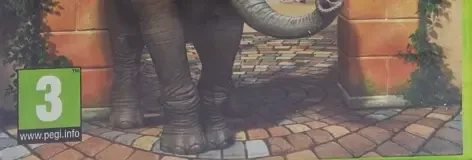 Zoo Tycoon, the PEGI square on its front