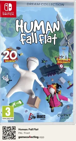 Human: Fall Flat Nintendo Switch, PAL box front