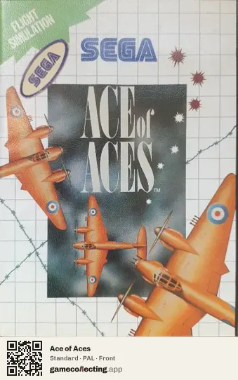 Ace of Aces Sega Master System, PAL box front