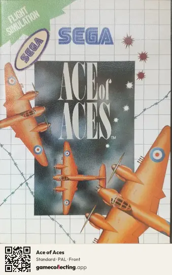 Ace of Aces Sega Master System, PAL box front