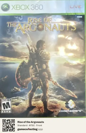 Rise of the Argonauts Xbox 360, NTSC box front
