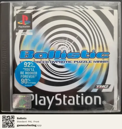 Ballistic PlayStation, PAL box front