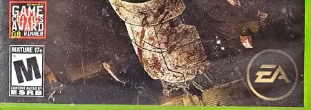 Dead Space, the ESRB box on its front