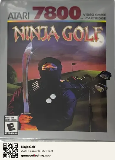 Ninja Golf Atari 7800, NTSC box front