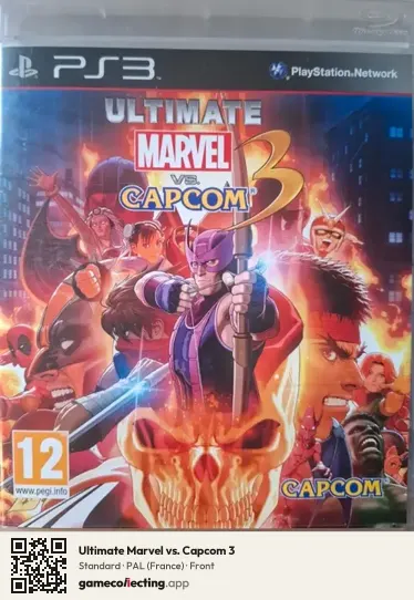 Ultimate Marvel vs. Capcom 3 PlayStation 3, France box front
