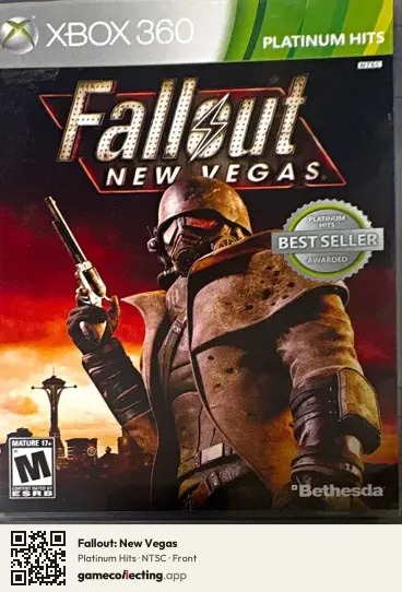 Fallout: New Vegas Xbox 360, NTSC box front