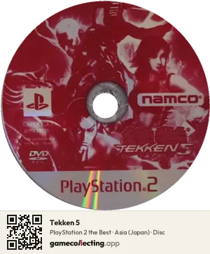 Tekken 5 PlayStation 2, Asia disc