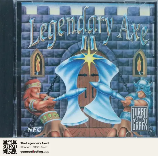 The Legendary Axe II TurboGrafx-16, NTSC box front