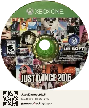 Just Dance 2015 Xbox One, NTSC disc