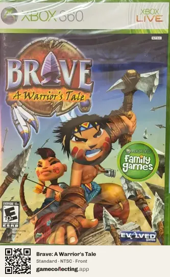 Brave: A Warrior's Tale Xbox 360, NTSC box front