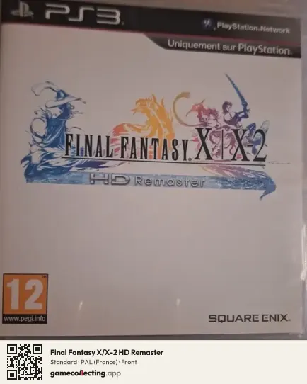 Final Fantasy X/X-2 HD Remaster PlayStation 3, France box front