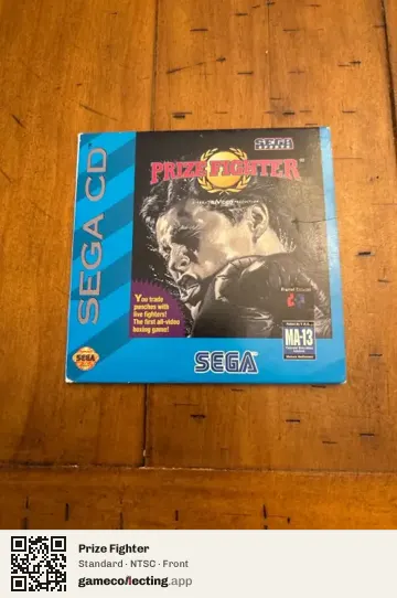 Prize Fighter Sega Mega-CD / Sega CD, NTSC box front