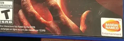 Tekken 7, the ESRB box on its front