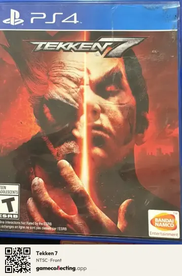 Tekken 7 PlayStation 4, NTSC box front