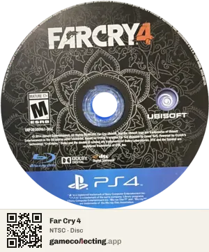 Far Cry 4 PlayStation 4, NTSC disc