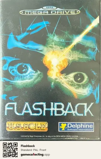 Flashback Sega Mega Drive / Genesis, PAL box front