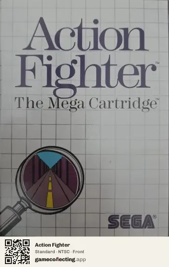 Action Fighter Sega Master System, NTSC box front