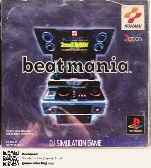 Beatmania PlayStation, Japan box front