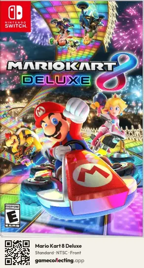 Mario Kart 8 Deluxe Nintendo Switch, NTSC box front