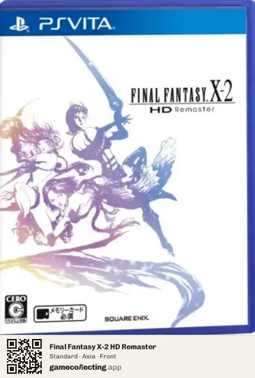 Final Fantasy X-2 HD Remaster PlayStation Vita, Asia box front