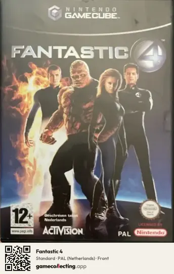 Fantastic 4 Nintendo GameCube, Netherlands box front