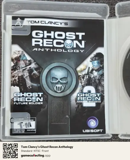 Tom Clancy's Ghost Recon Anthology PlayStation 3, NTSC box front