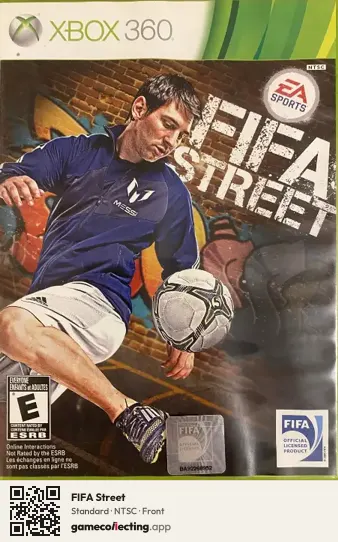 FIFA Street Xbox 360, NTSC box front