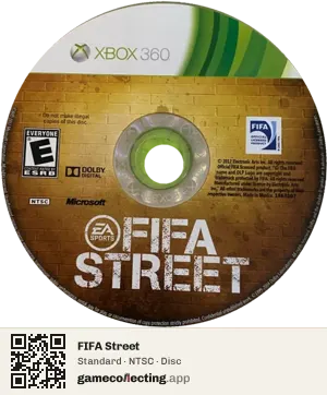 FIFA Street Xbox 360, NTSC disc