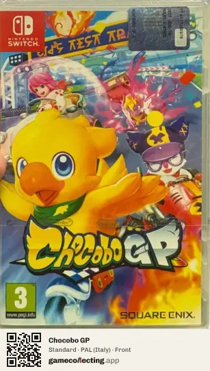 Chocobo GP Nintendo Switch, Italy box front