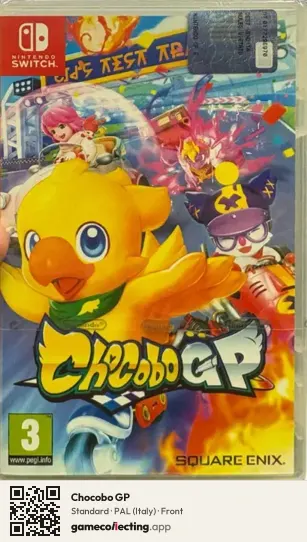 Chocobo GP Nintendo Switch, Italy box front