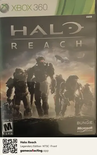 Halo: Reach Xbox 360, NTSC box front
