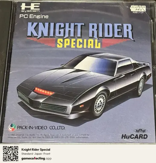 Knight Rider Special TurboGrafx-16, Japan box front
