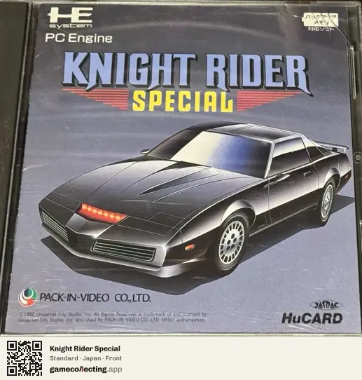 Knight Rider Special TurboGrafx-16, Japan box front