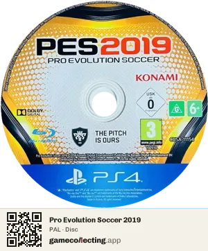 Pro Evolution Soccer 2019 PlayStation 4, PAL disc