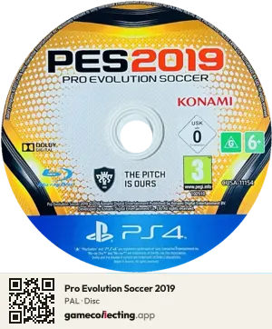 Pro Evolution Soccer 2019 PlayStation 4, PAL disc