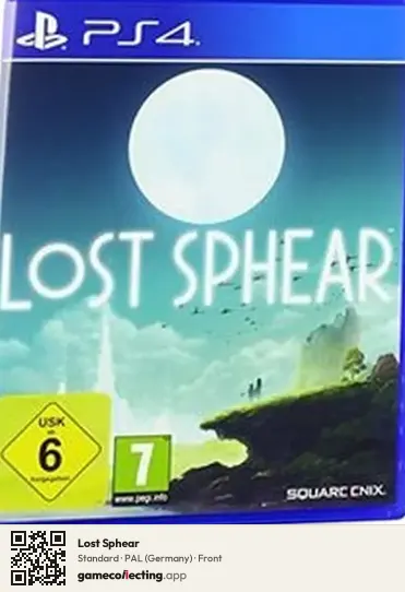 Lost Sphear PlayStation 4, Germany box front