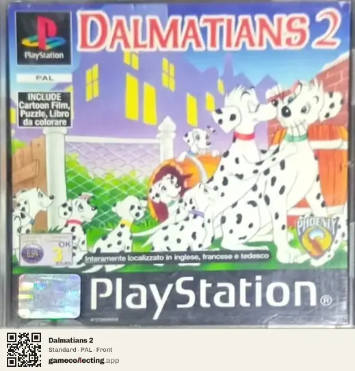 Dalmatians 2 PlayStation, PAL box front