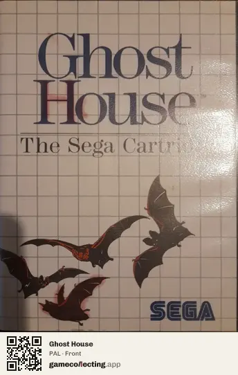 Ghost House Sega Master System, PAL box front
