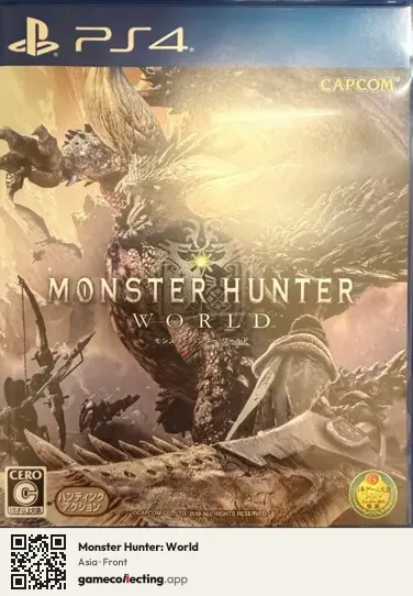 Monster Hunter: World PlayStation 4, Asia box front