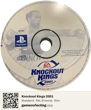 Knockout Kings 2001 PlayStation, PAL disc