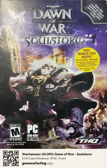 Warhammer 40,000: Dawn of War - Soulstorm Computer, NTSC box front
