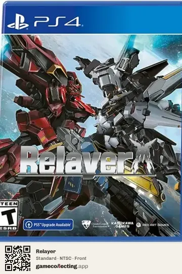 Relayer PlayStation 4, NTSC box front
