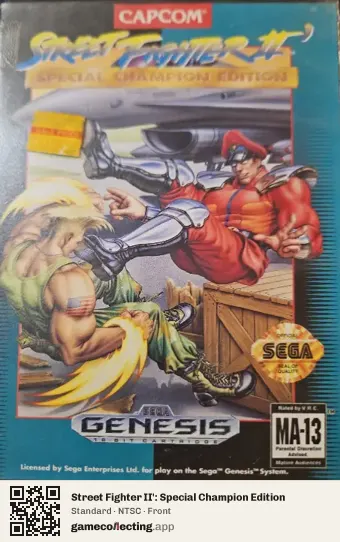 Street Fighter II': Special Champion Edition Sega Mega Drive / Genesis, NTSC box front