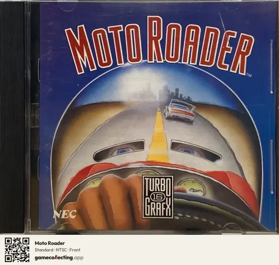Moto Roader TurboGrafx-16, NTSC box front
