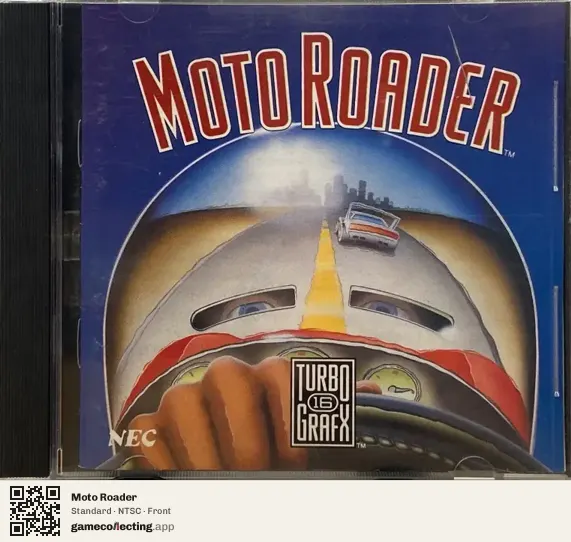 Moto Roader TurboGrafx-16, NTSC box front