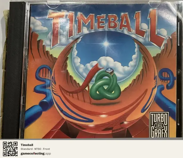 Timeball TurboGrafx-16, NTSC box front