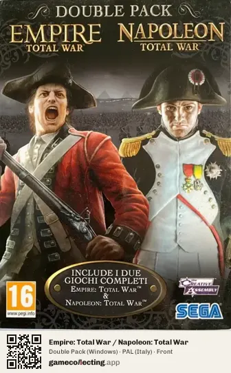 Empire: Total War / Napoleon: Total War Computer, Italy box front