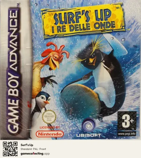 Surf's Up Game Boy Advance, PAL box front
