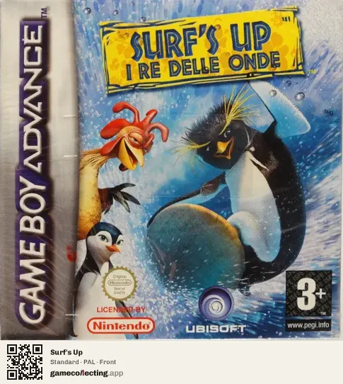 Surf's Up Game Boy Advance, PAL box front