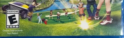 Everybody's Golf, the ESRB box on its front